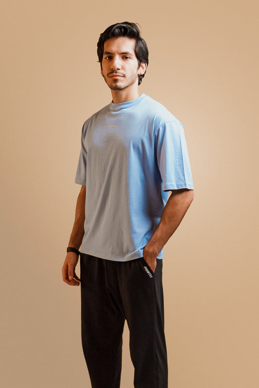 Chambray Blue- Oversized T-Shirt (Men)