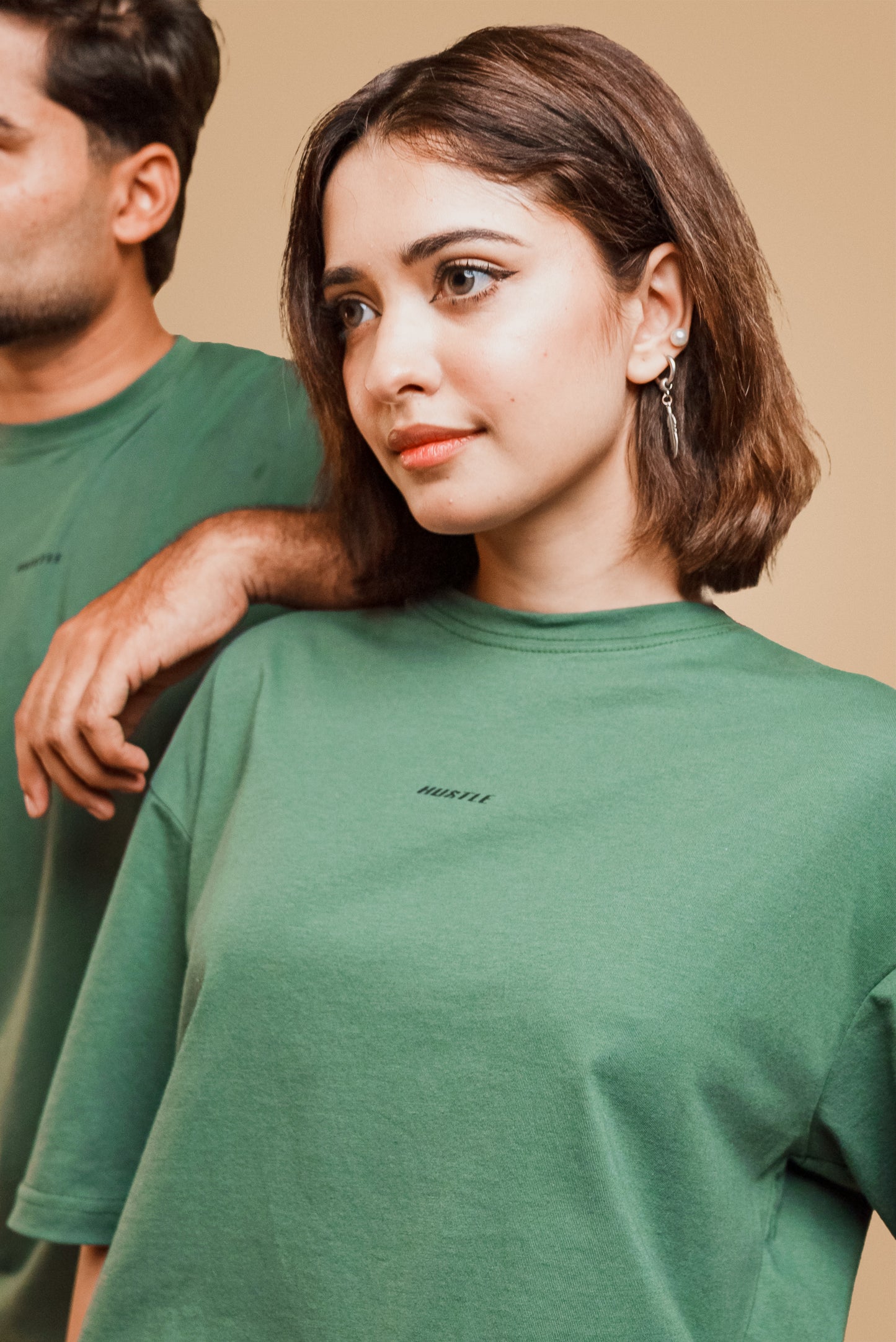 Olive Green Oversize T-shirt (Men)