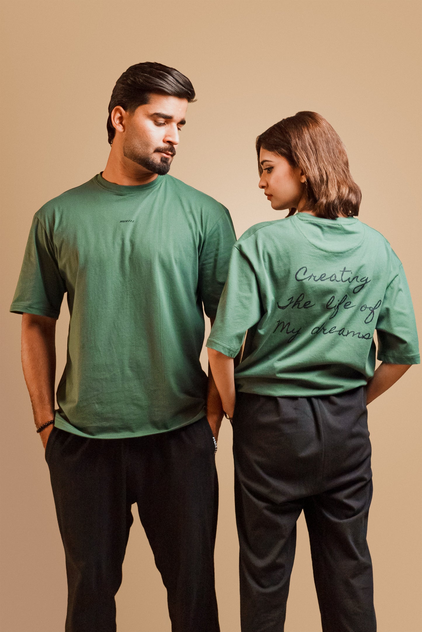 Olive Green Oversize T-shirt (Men)