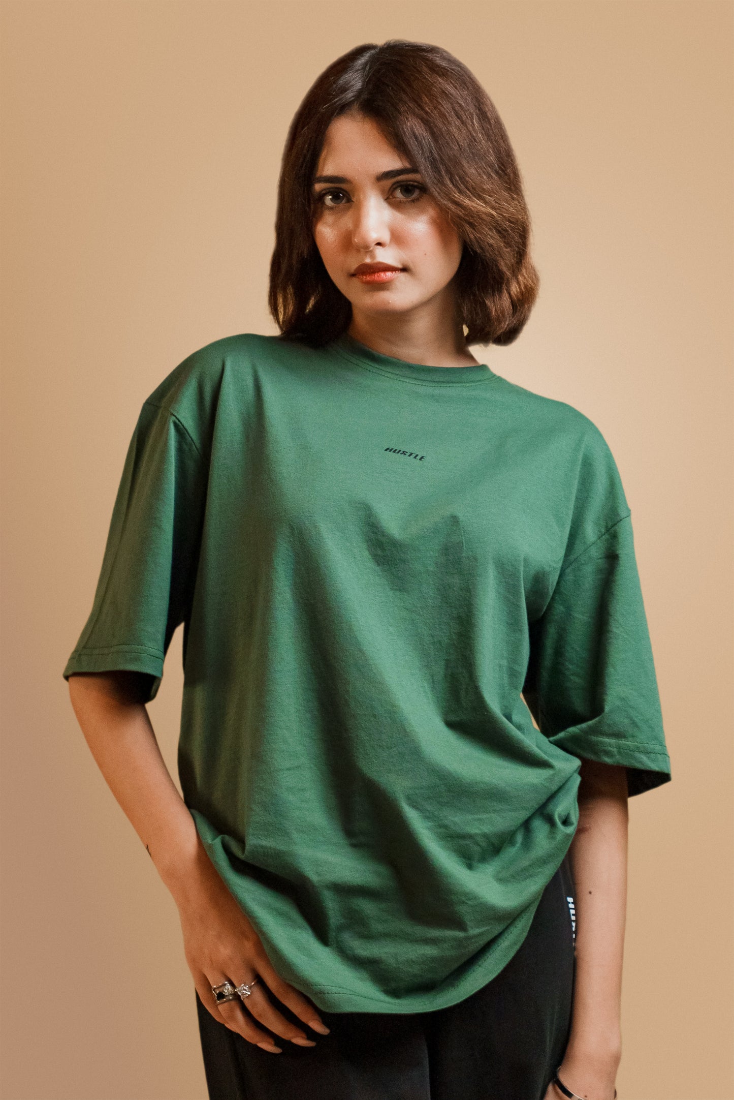 Olive Green Oversize T-shirt (Men)