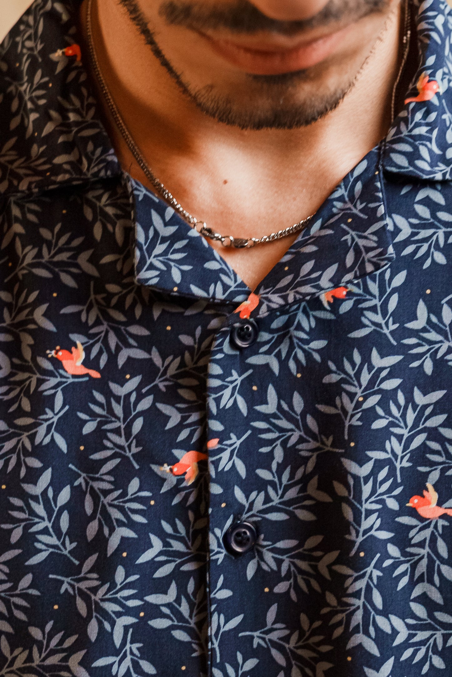 Floral Shadow Hawaiian Shirt