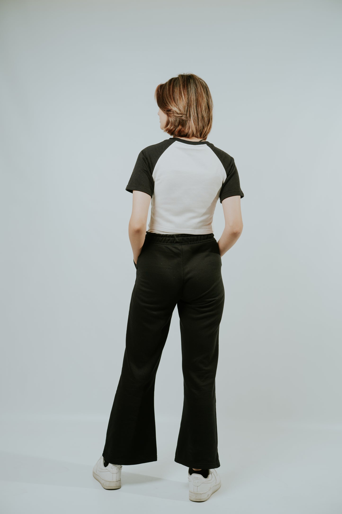 Wide Leg Black Trouser