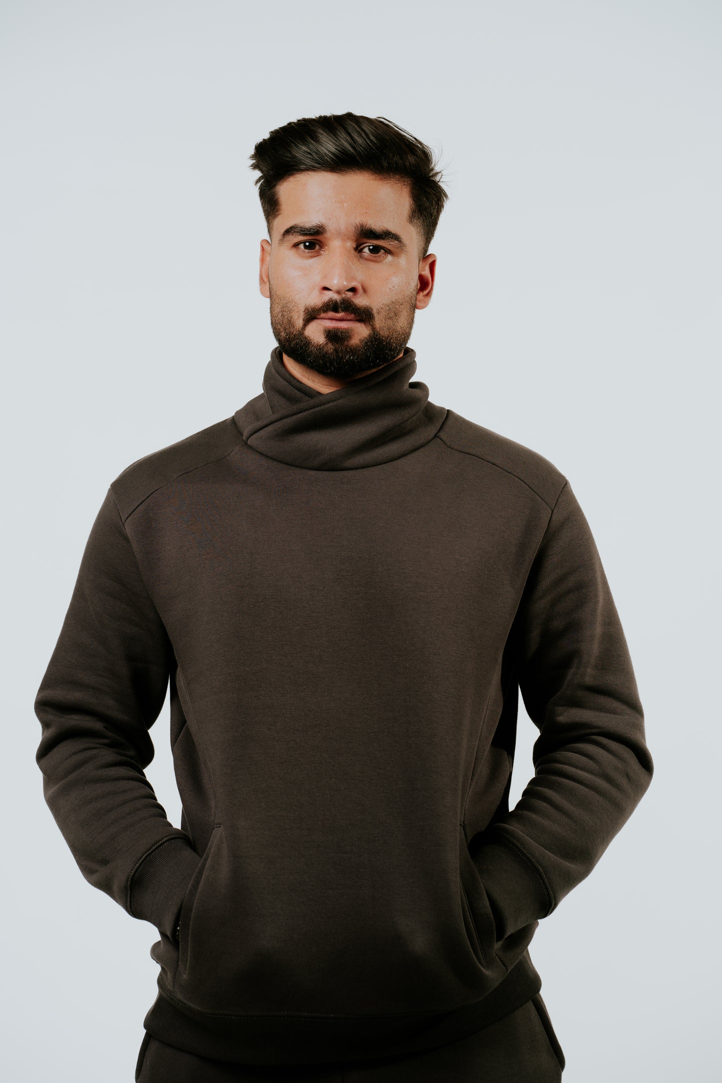 Smokey Grey Mock Neck