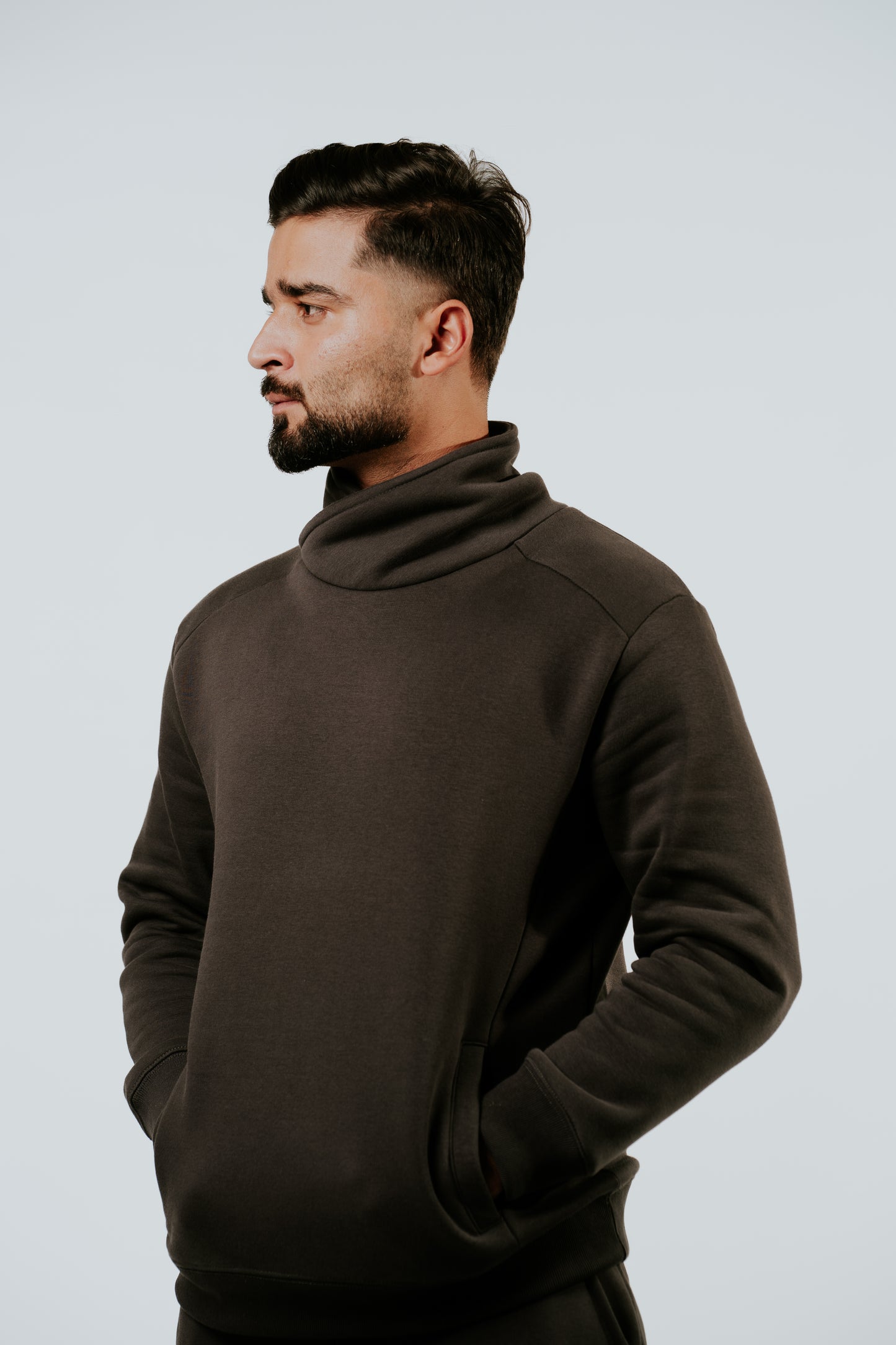 Smokey Grey Mock Neck