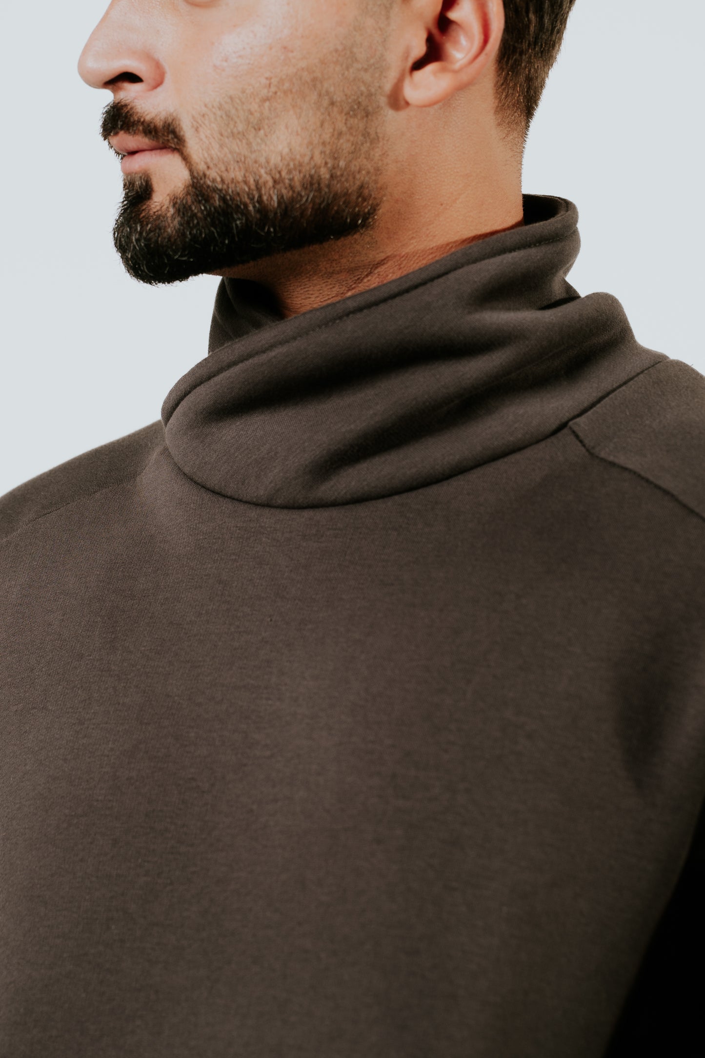 Smokey Grey Mock Neck