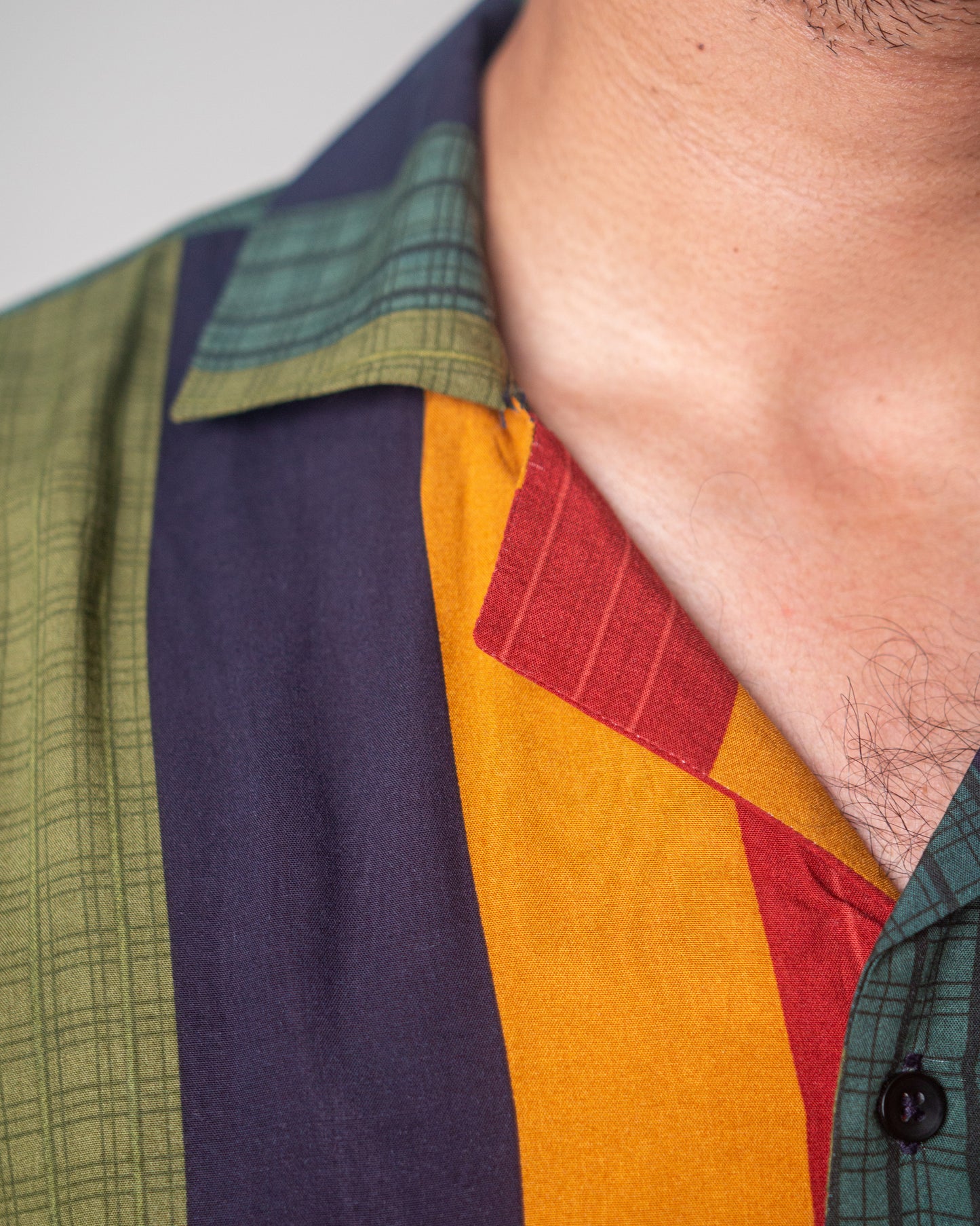 Striped Beach Hawaiian Shirt