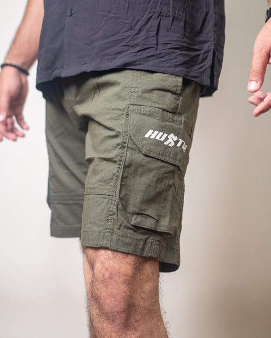 Kelly Green Cargo Shorts