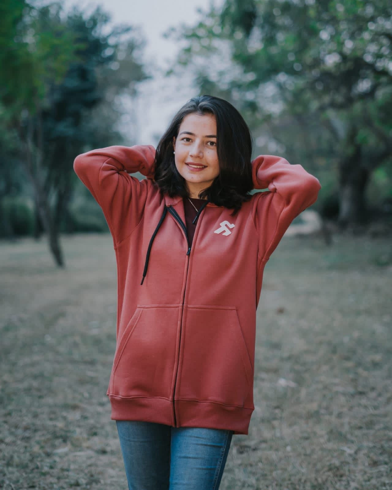 Peachy Pink Hoodie (Women)